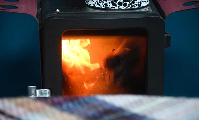 Your own log burner (in case of Welsh weather!)